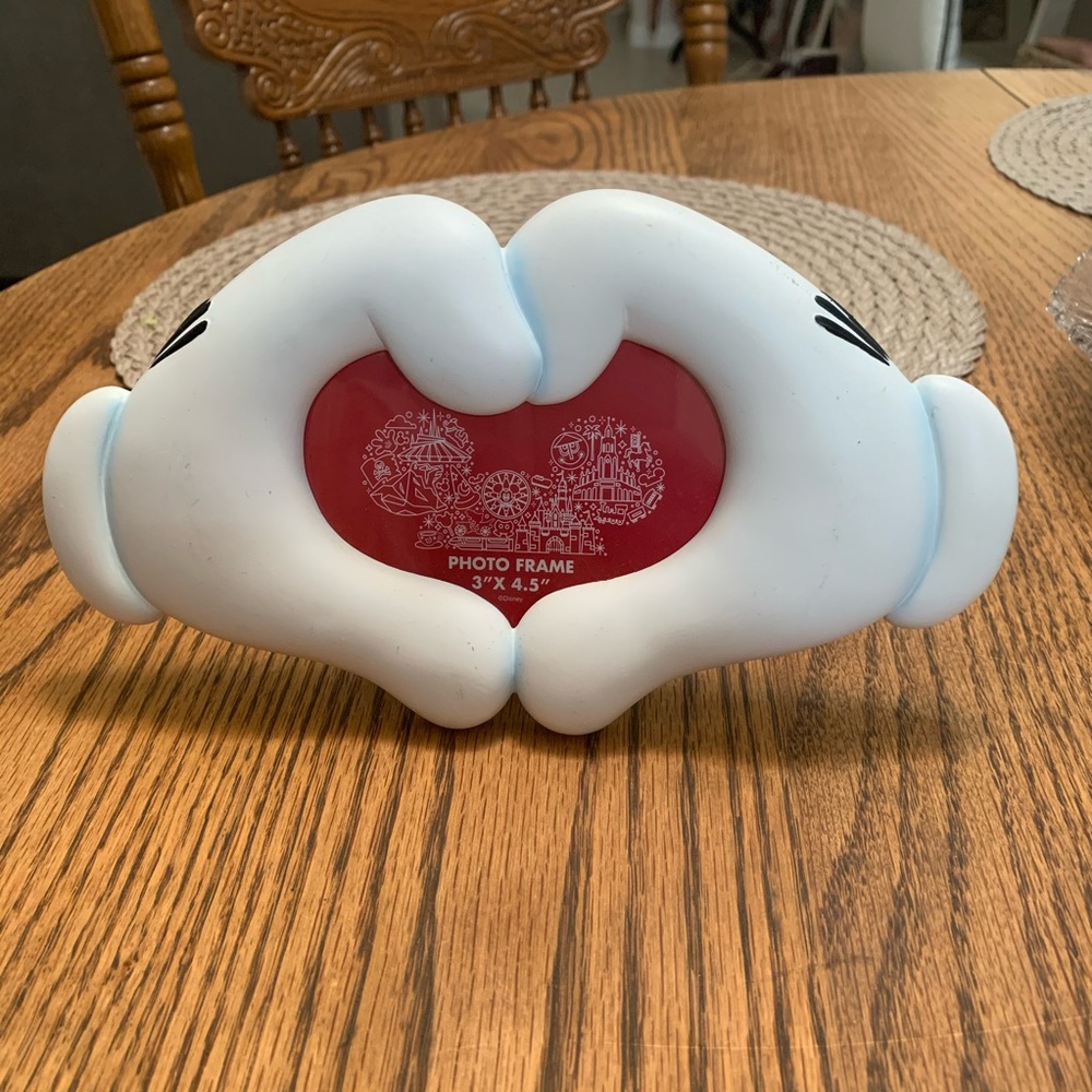 Mickey Mouse Heart Hands Frame from Disneyland